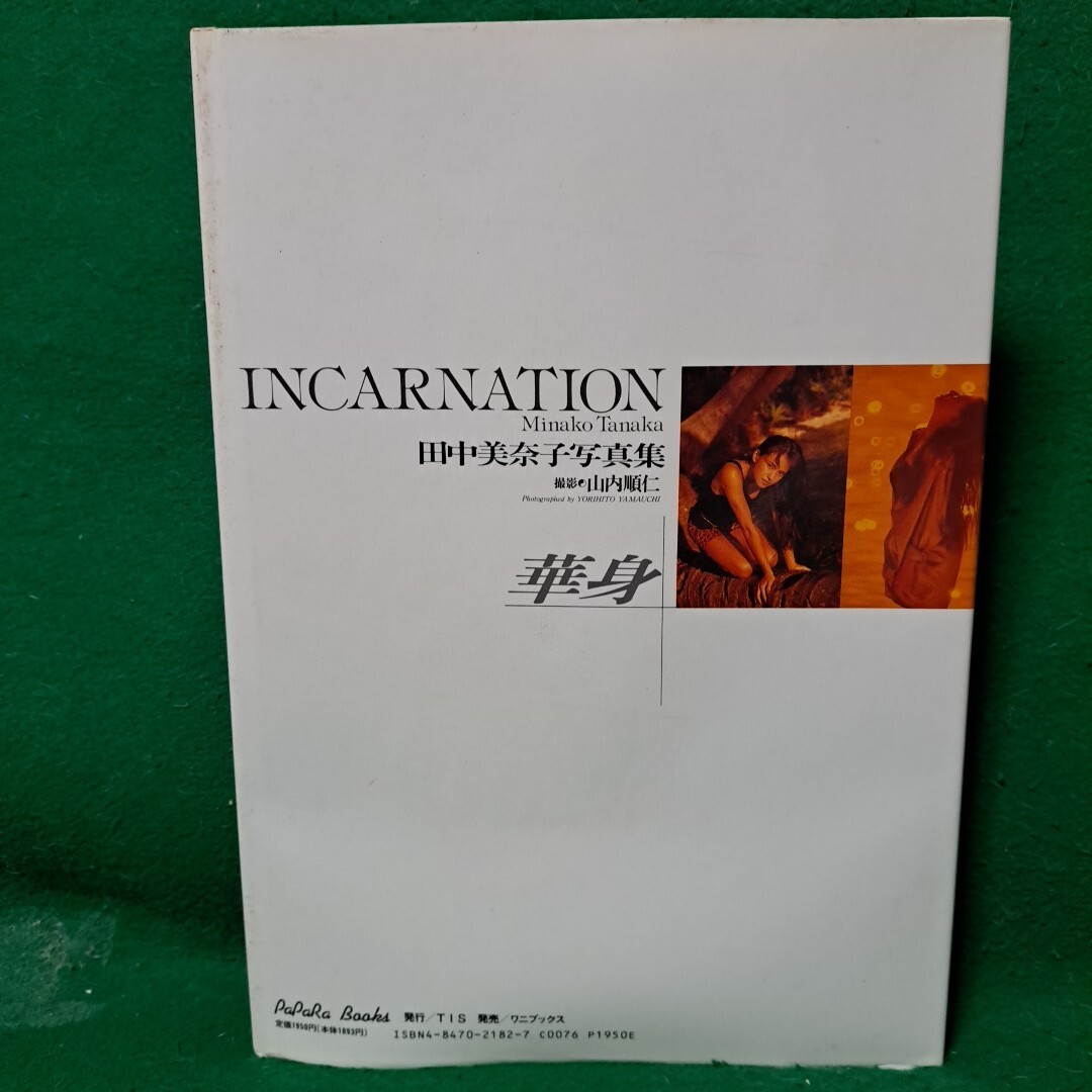 田中美奈子 寫真集 華身 1991年初版本 INCARNATION 送料230円