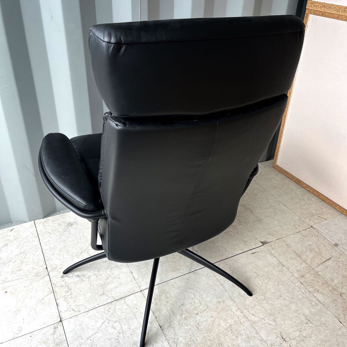 取付無料!エコーネス ストレスレス トーキョー 本革ブラック 取付無料!エコーネス ストレスレス トーキョー 本革ブラック