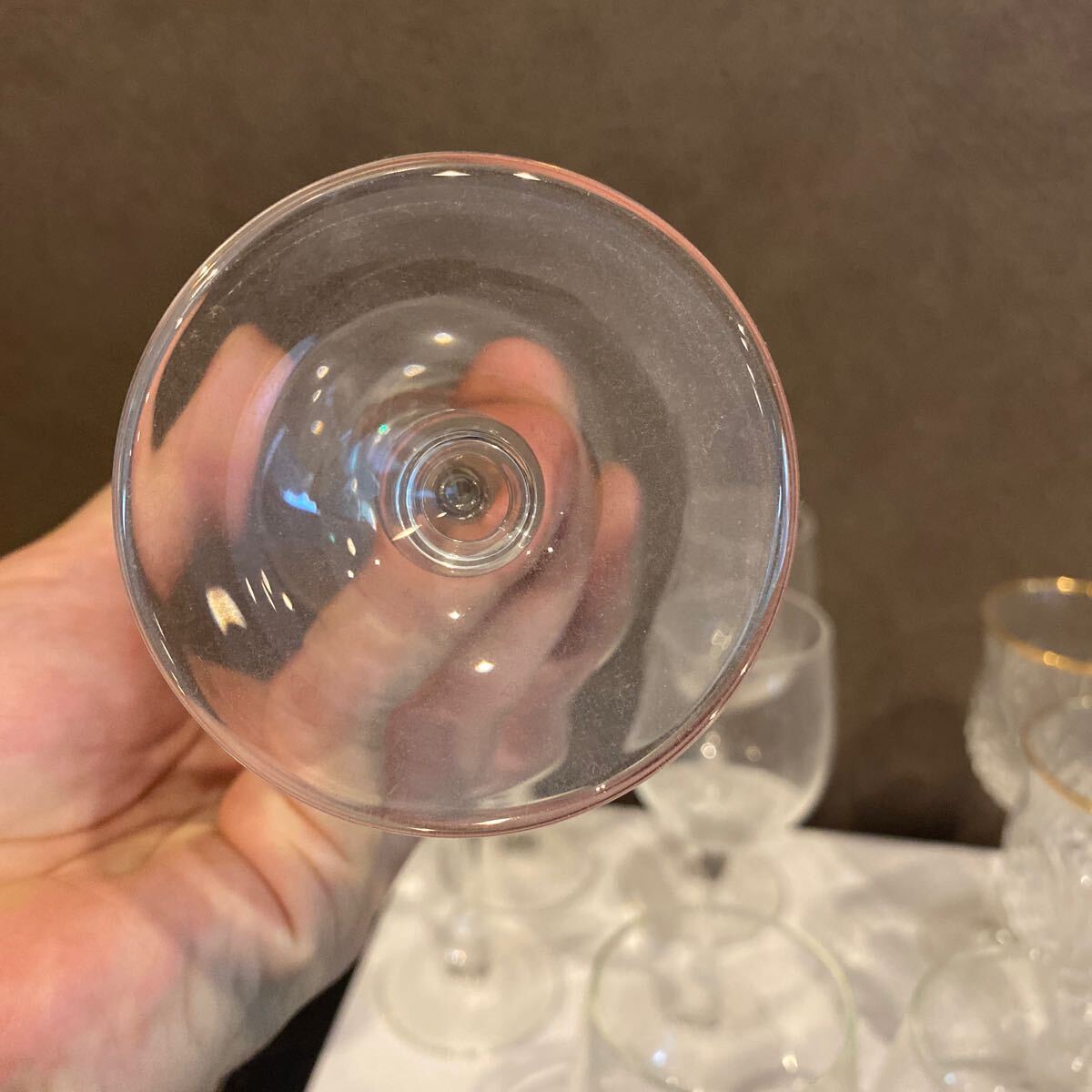 ワイングラス クリスタルガラス　12客まとめ