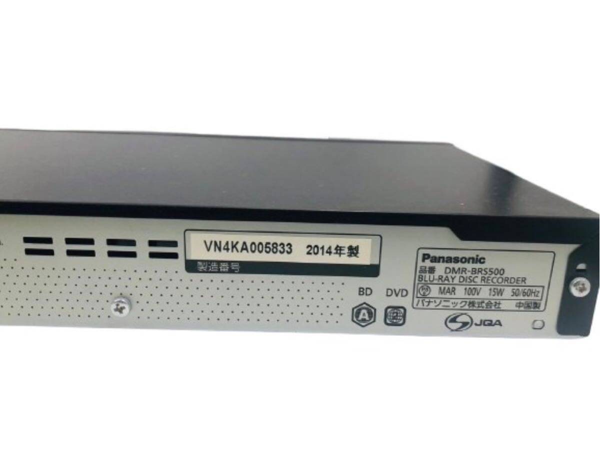 PANASONIC パナソニック DMR-BRS500 ブルーレイレコーダー Blu PANASONIC パナソニック DMR-BRS500 ブルーレイレコーダー Blu
