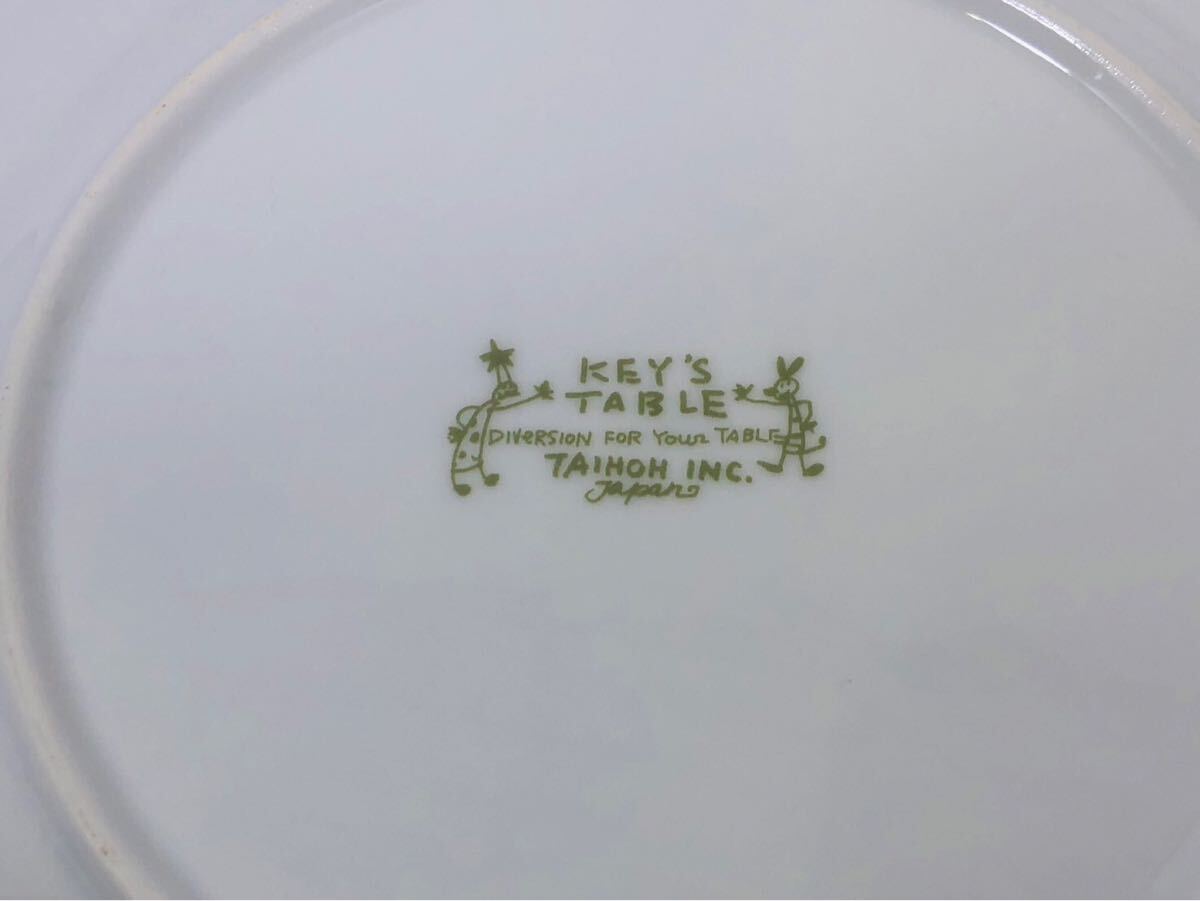 KEY`S TABLE TAIHOH INC ジェジェとカザレス 皿 お皿 ディナー皿 KEY`S TABLE TAIHOH INC ジェジェとカザレス 皿 お皿 ディナー皿