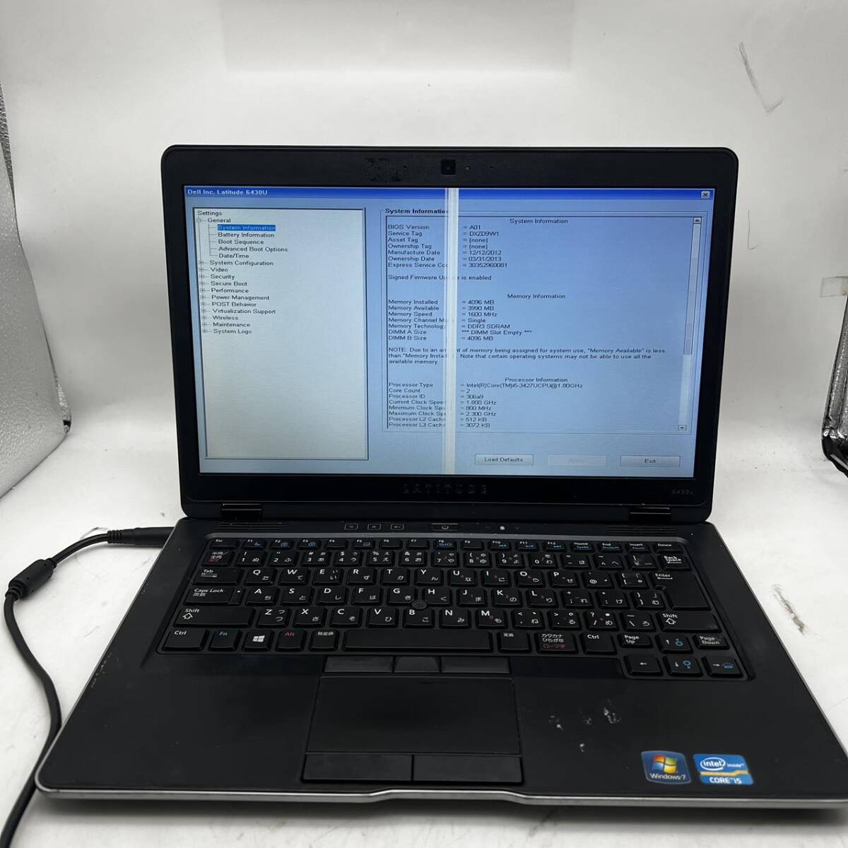 DELL/6430/第3世代 Core i5-3427u/13.3インチ/カメラ/M2_画像1