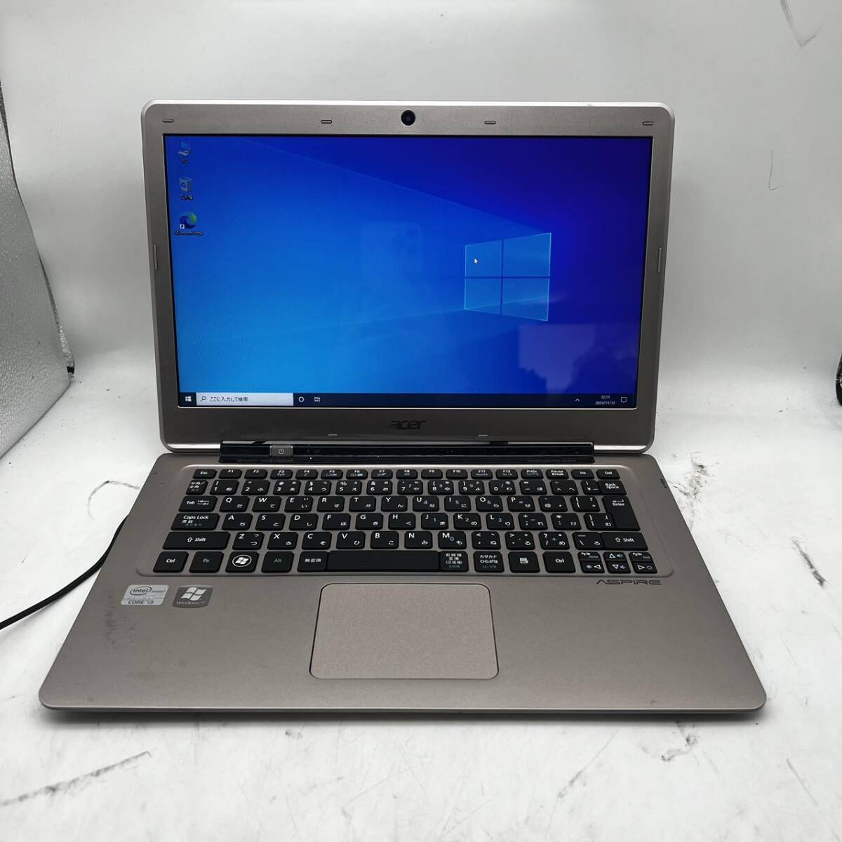 office2019/Win10/ACER/MS2346/第2世代 Core i3-2377M/メモリ 4GB/HDD 500GB/13.3インチ/Webカメラ/E1_画像1