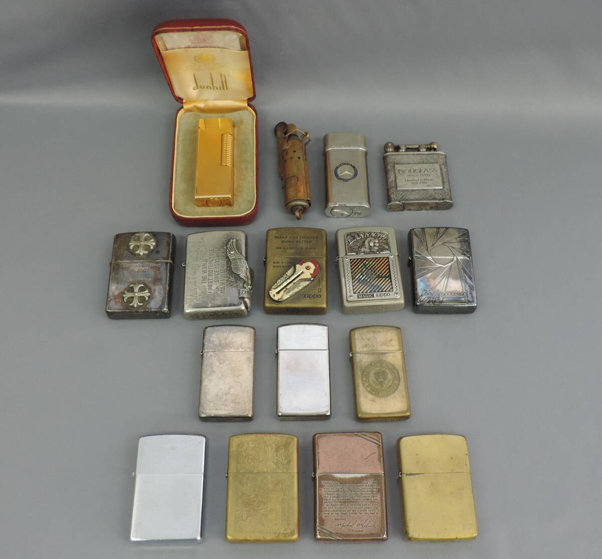 ライター 16点 ZIPPO ジッポ ダンヒル カルティエ ダグラス 他 