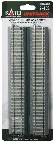 2-153 246mmセット 鉄道模型用品 PCフィーダー線路