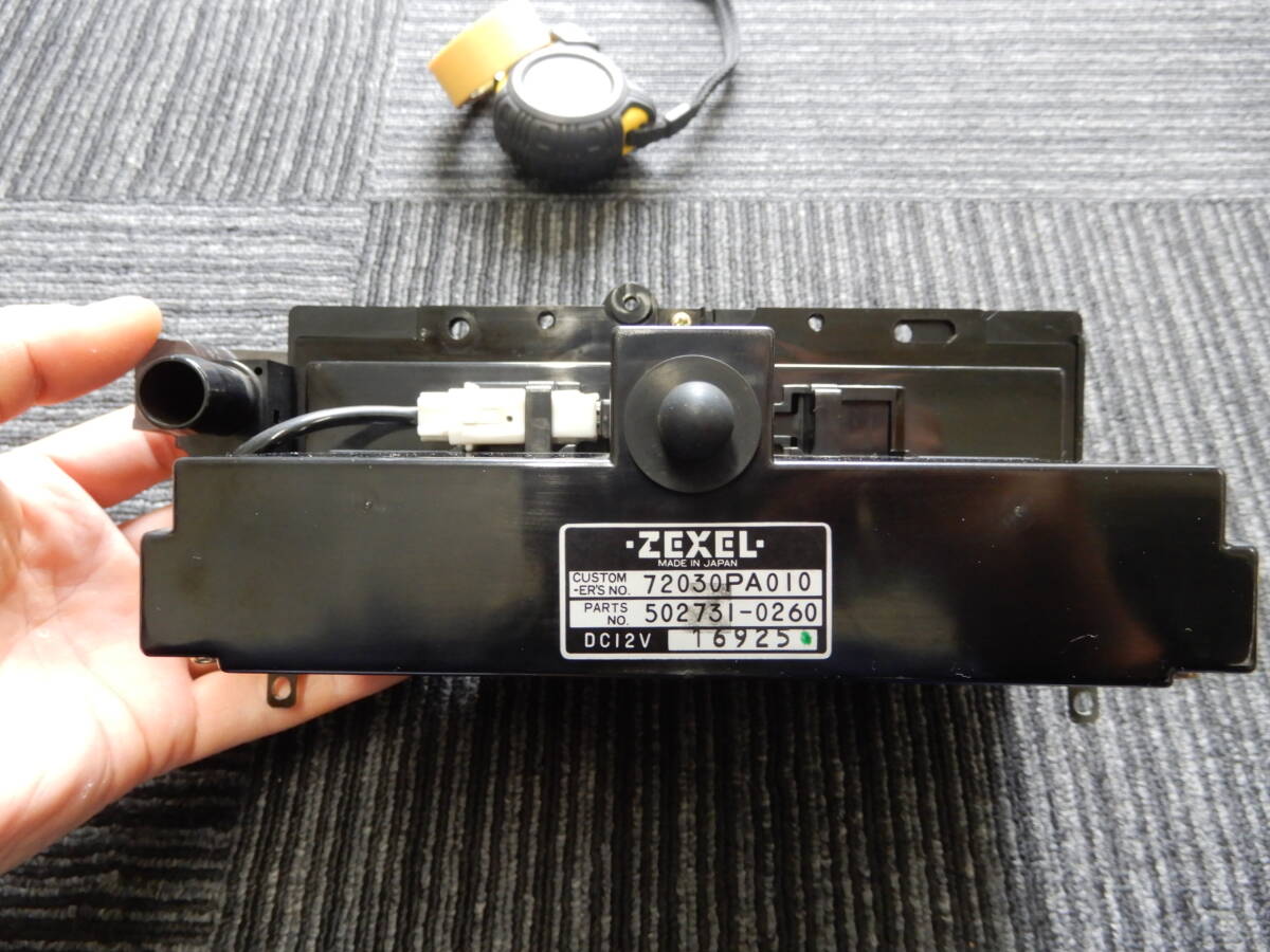 スバル　アルシオーネSVX　CXD　エアコンスイッチパネル　エアコンコントロール　　A1949