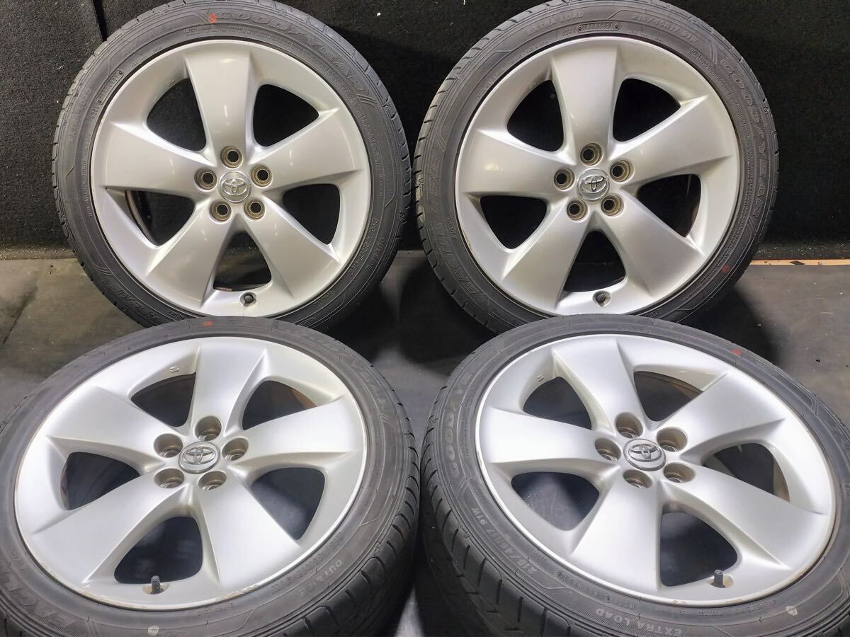 30 プリウス ツーリング 純正ホイール 7J+50 100-5H 215/45R17 グッドイヤー EAGLE EXE 4本 777444