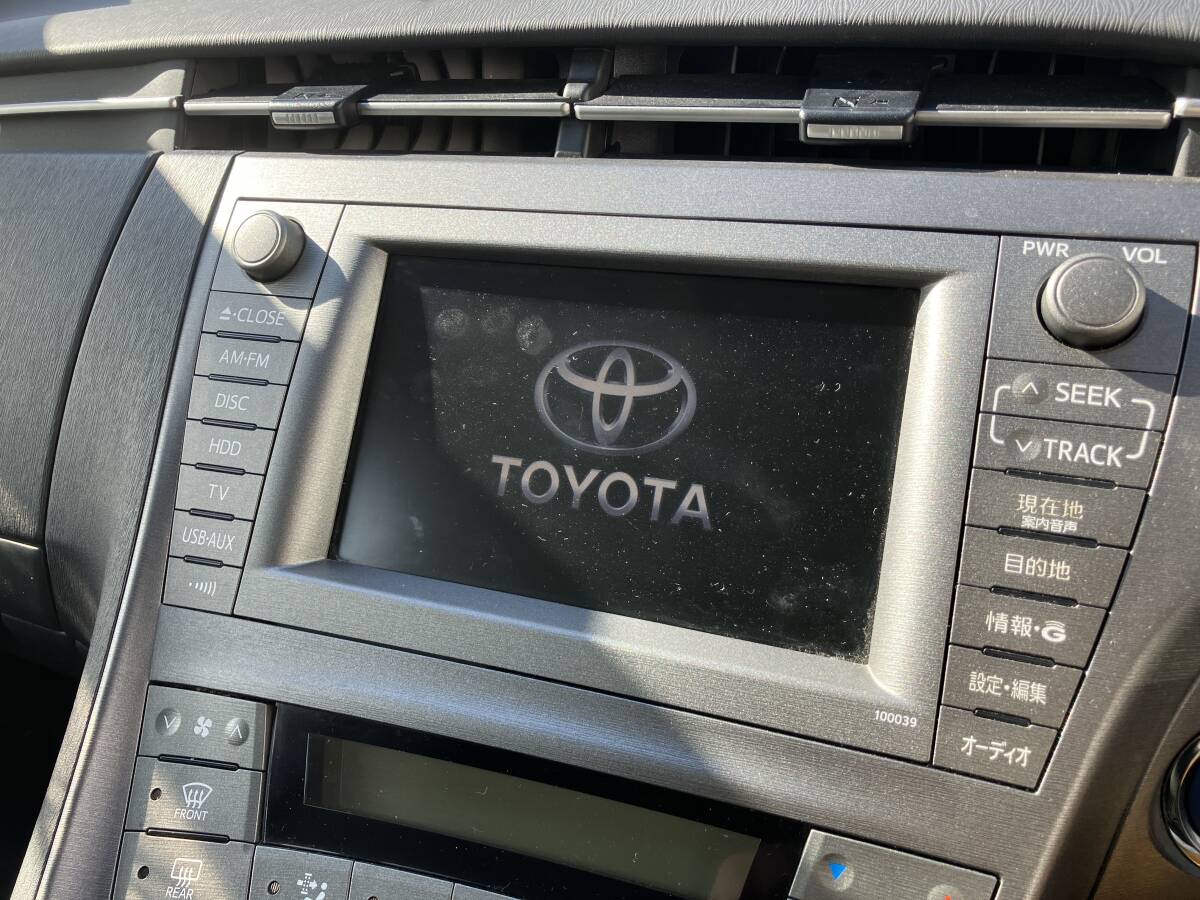 プリウス 30 純正 メーカーオプション HDDナビ 86100-47035