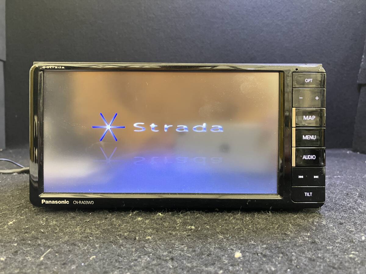 CN-RA03WD パナソニック ストラーダ SDナビ Bluetooth/DVD/SD/地デジ 地図データー2016年 787350