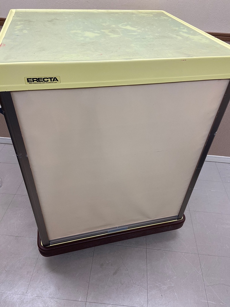 Yahoo!オークション - ERECTA エレクター 配膳車 給食ワゴン