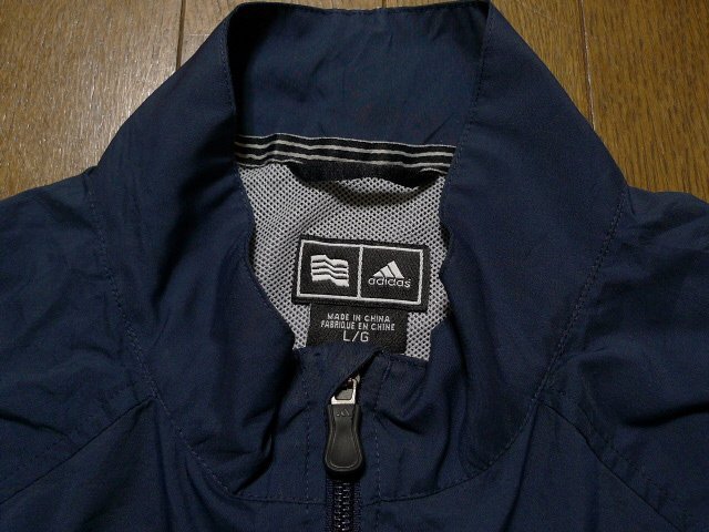 L(US)XXXL(JP rank )[ immediately buying sale free postage ] super rare Adidas USA limitation GOLF COUNTRY CLUB special order embroidery beautiful goods . manner water-repellent short sleeves jacket 3L 2XL 4L 3XL rank 