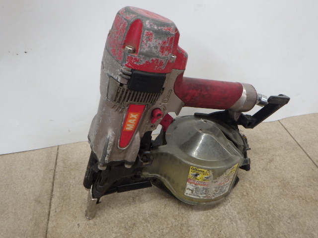 中古 マックス MAX 65mmスーパーネイラ HN-65N1 新でん - エア釘打機 中古 マックス MAX 65mmスーパーネイラ HN-65N1 新でん - エア釘打機