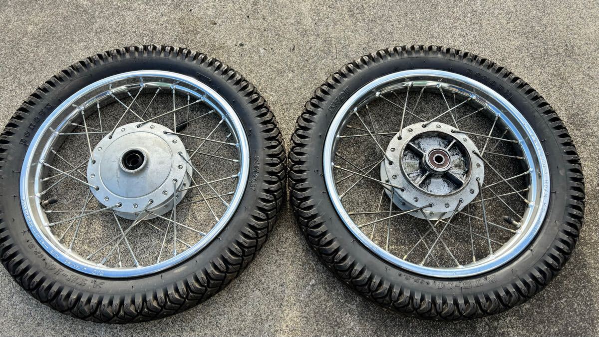 スーパーカブ110 　14インチ　ホイールセット キャストホイール ホイール 前後セット RCB スーパーカブ110