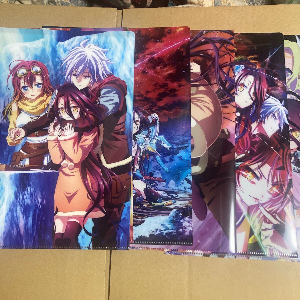 ノーゲームノーライフゼロ　クリアファイル　劇場版　6枚_画像1