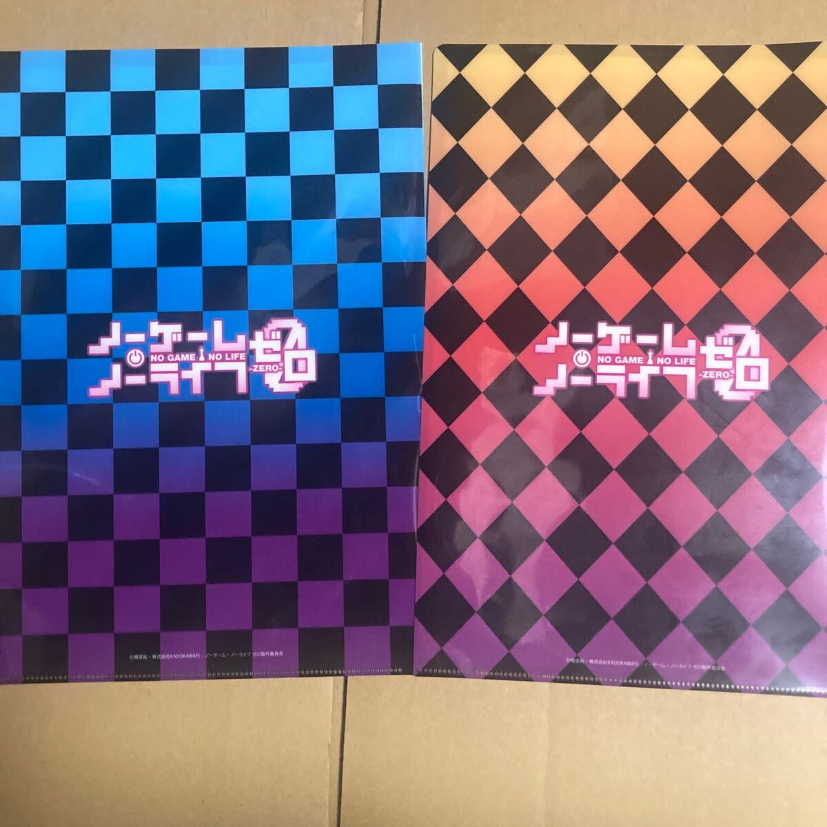 ノーゲームノーライフゼロ　クリアファイル　劇場版　6枚_画像3