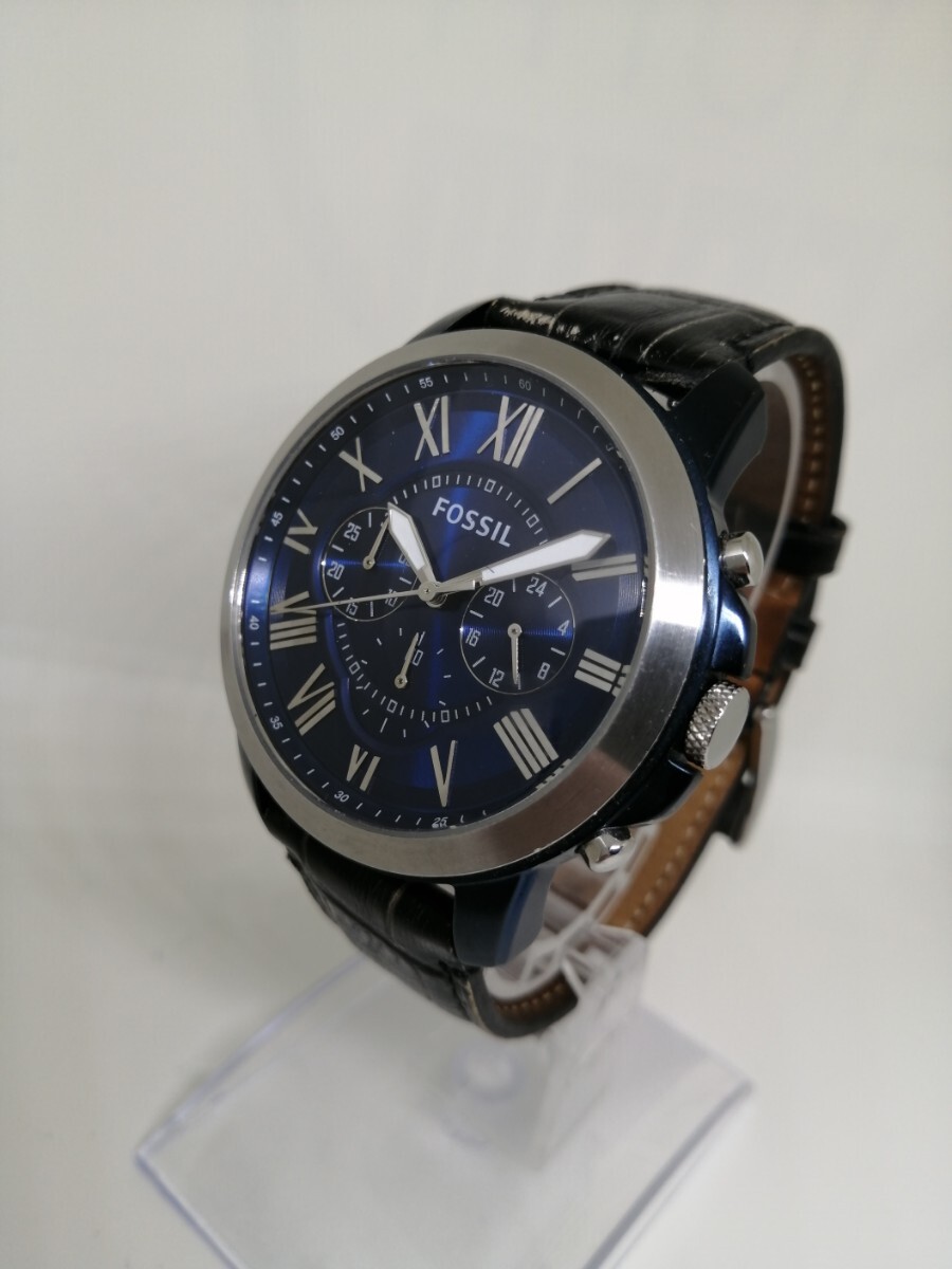 FOSSIL フォッシル FS5151 グラント メンズクォーツクロノグラフ腕時計
