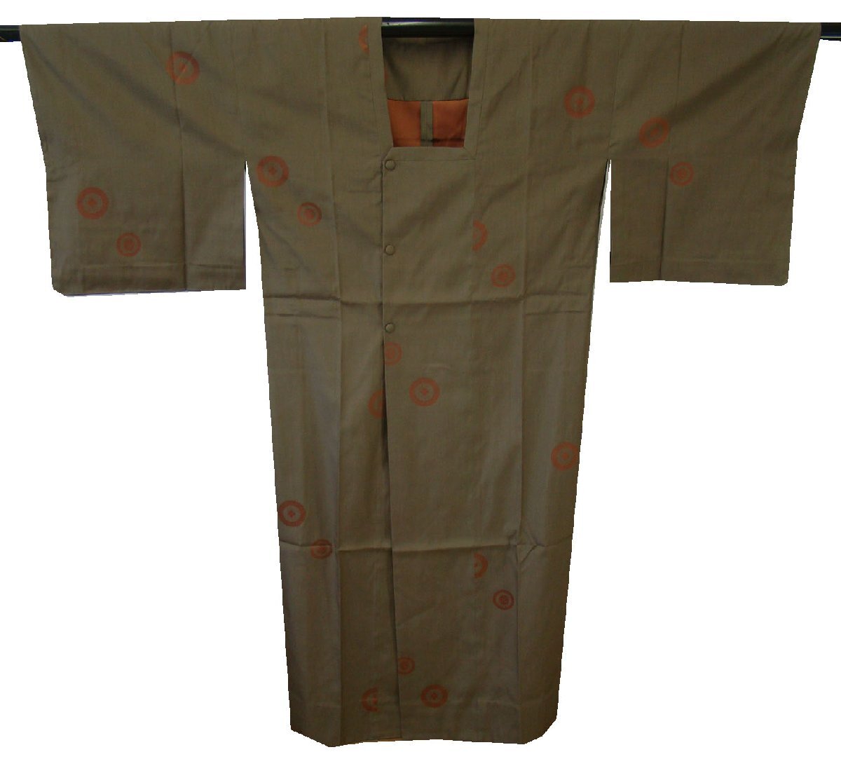値下げ！時代屋 美品 裄67.5㎝ お洒落 雨コート 正絹 未使用 157cm～163cm Cs1323