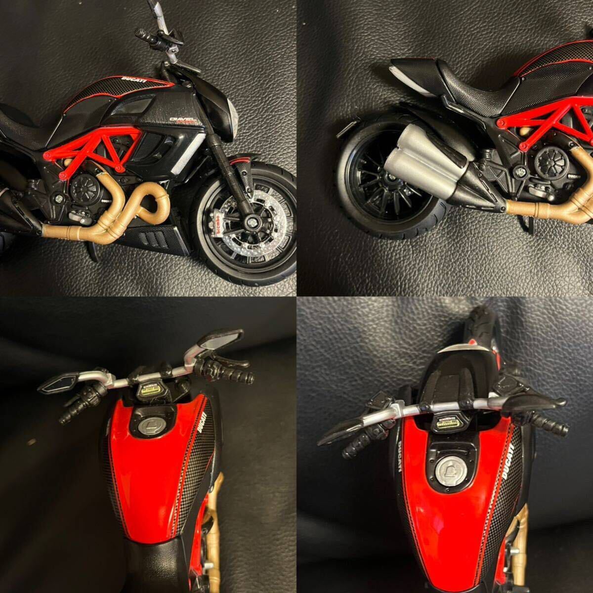 1/12スケール DUCATI Diavel Carbon ドゥカティ ディアベルカーボン ダイキャストバイク ミニカー オートバイ 完成品 Maisto マイスト