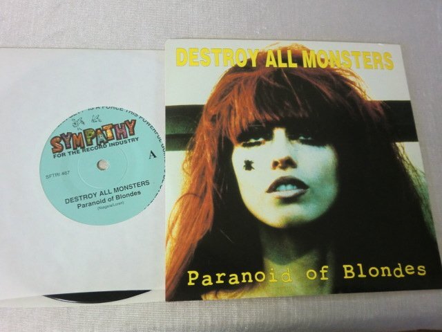 (KO) какой пункт тоже такой же стоимость доставки EP/ запись /7/Destroy All Monsters - Paranoid Of Blondes EP Niagara Mike Kelly*te -тактный roi* все Monstar 