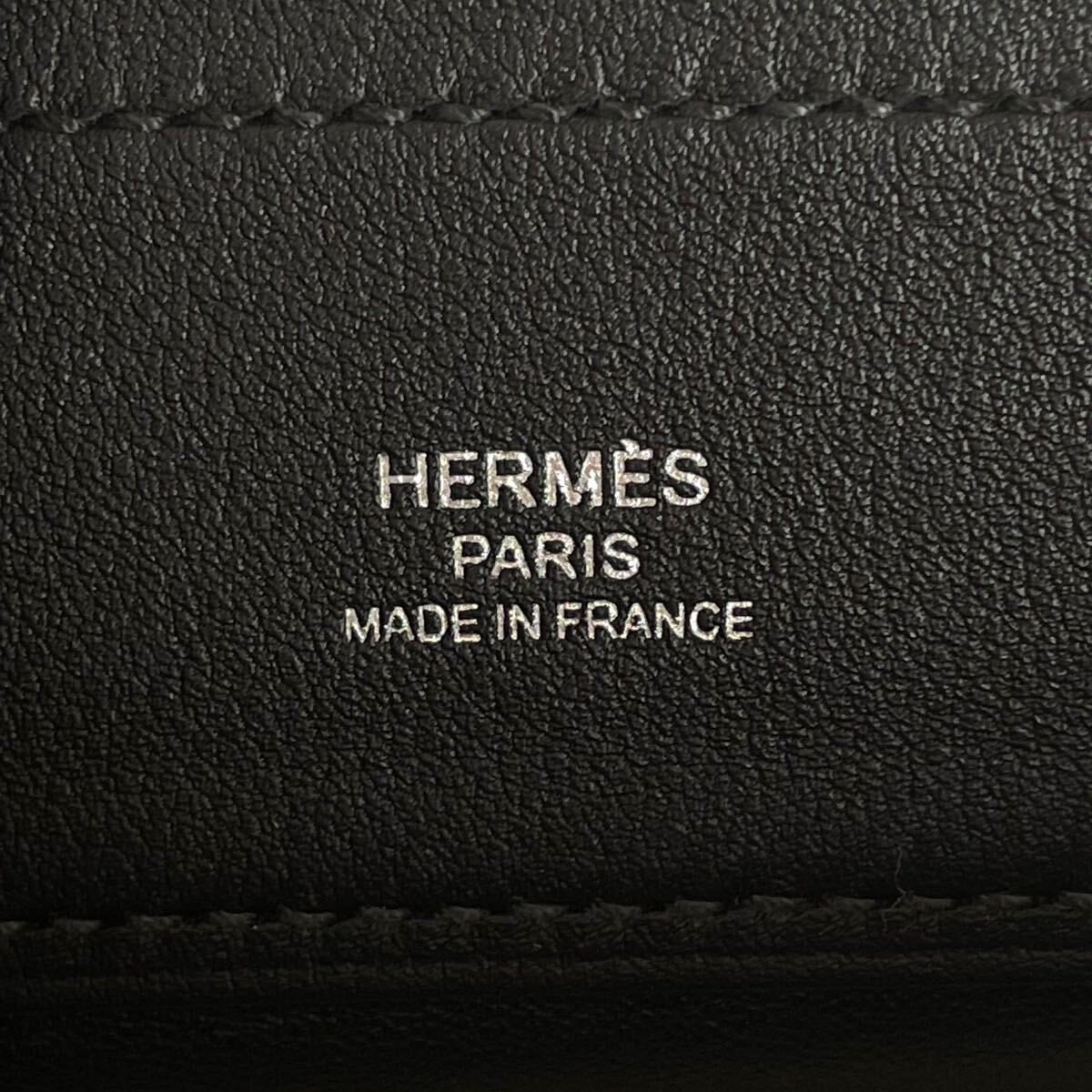 HERMES エルメス アリーヌPM ショルダーバッグ ブラック スイフト D刻