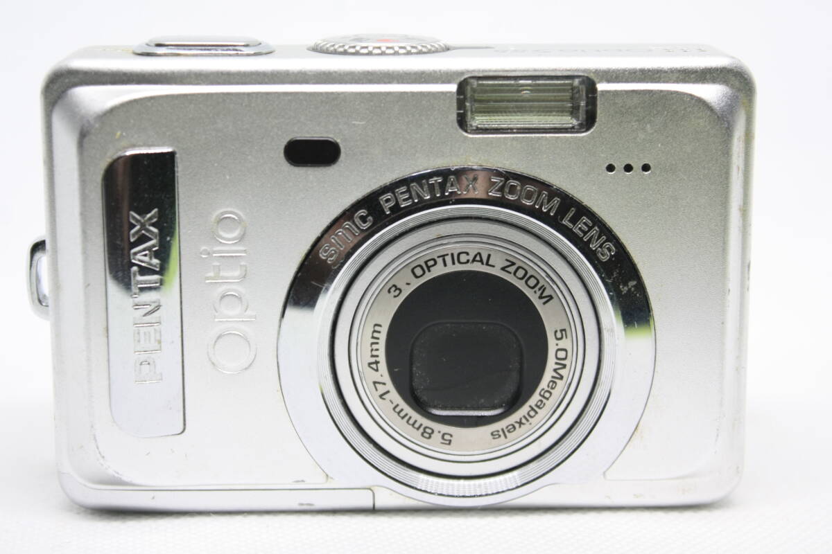 【美品】PENTAX Optio S55 単三電池 PENTAX Optio S55(500万画素 光学3倍 単三電池）ジャンク扱い