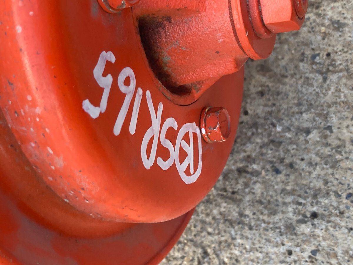 【滋賀発】 コンバイン クボタ SR165 脱穀 ギヤケース 駆動ケース_画像2