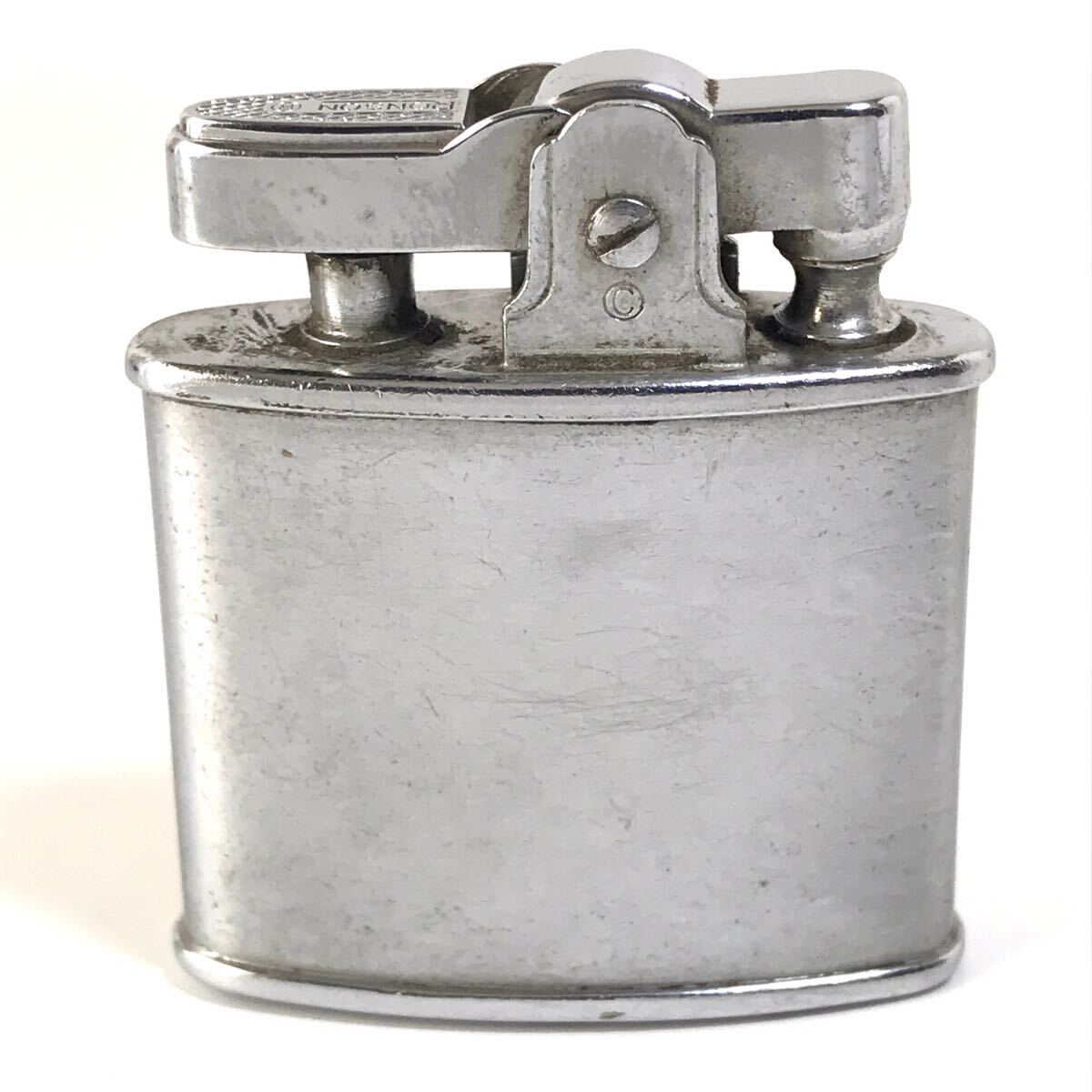 RONSONロンソンSTANDARDスタンダード☆ヴィンテージオイルライターシルバーアンティーク☆喫煙グッズ喫煙具