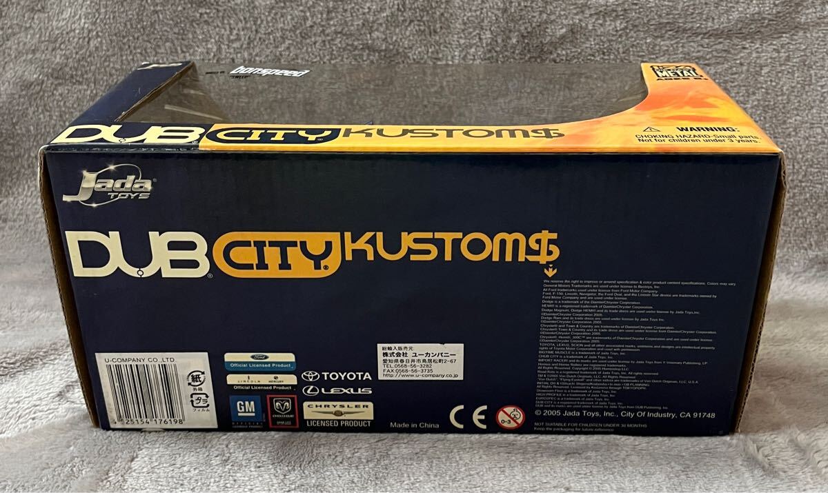 * JadaToysjada игрушки производства 2005 год 2005 FOR Ford GT голубой 1/24 The Fast and The Furious синий миникар DIE CAST METAL DUB CITY KUSTOMS