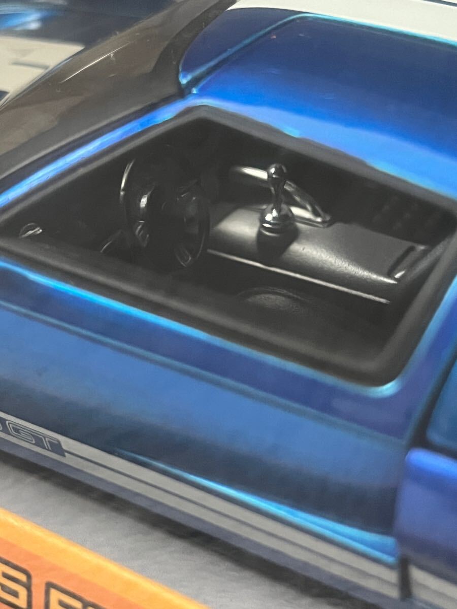 * JadaToysjada игрушки производства 2005 год 2005 FOR Ford GT голубой 1/24 The Fast and The Furious синий миникар DIE CAST METAL DUB CITY KUSTOMS