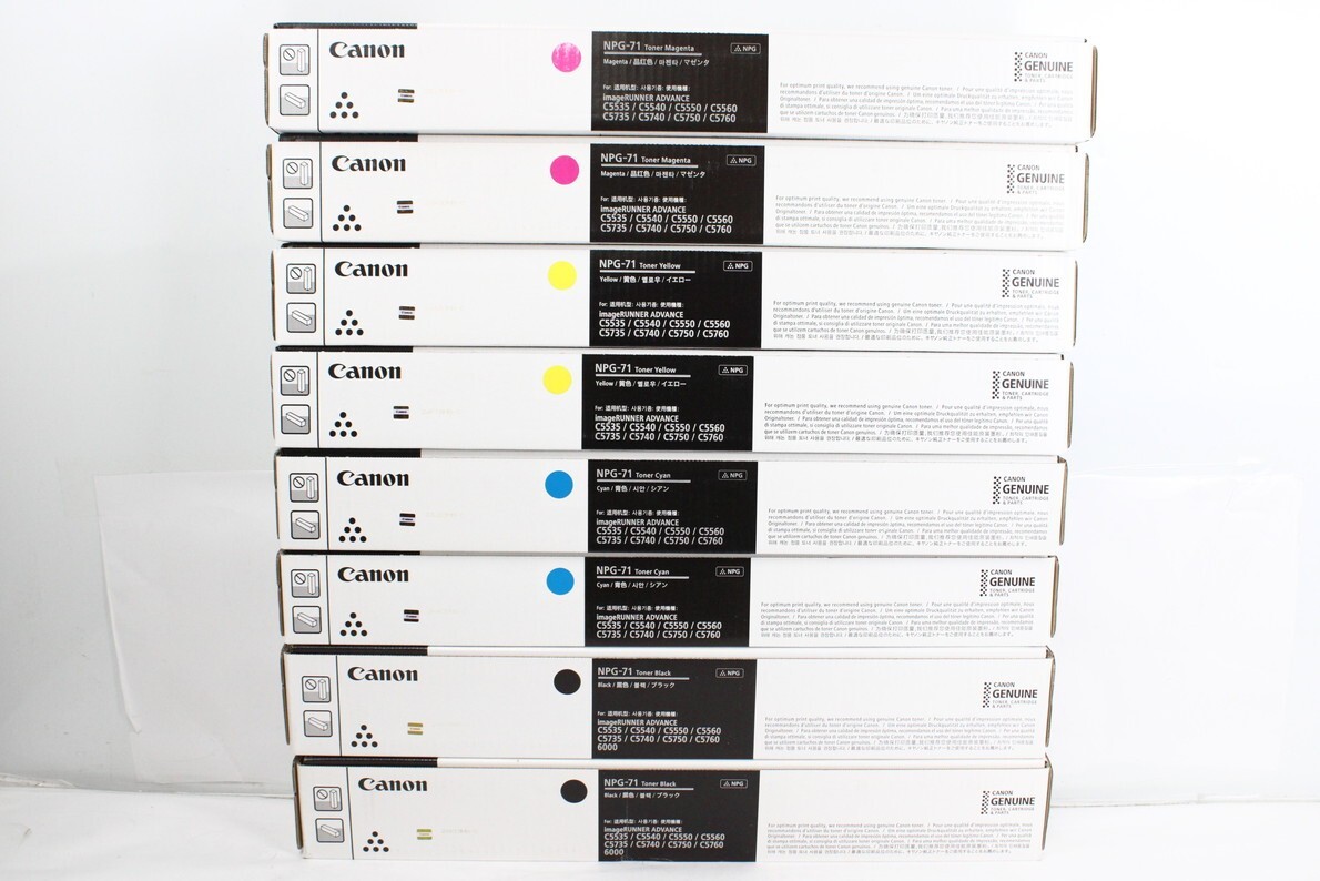 キャノンNPG-71トナー イエローシアンマゼンタ 3本 キヤノン Canon NPG