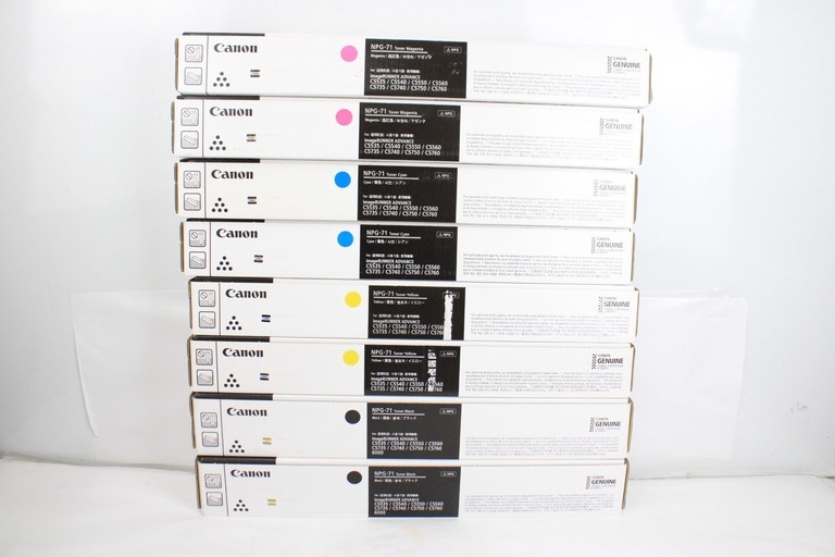 Canon NPG-71 トナー シアン　マゼンダ　イエロー　ブラック キヤノン（CANON）トナーカートリッジ NPG-71 マゼンタ｜純正