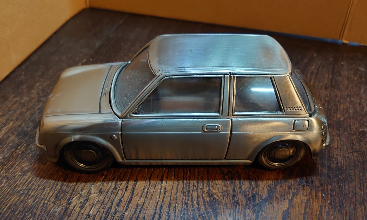 ☆『シガレットケース 日産 NISSAN BE1』サイズ：高さ約7cm 幅約7.5cm 奥行約18cm 重さ606g