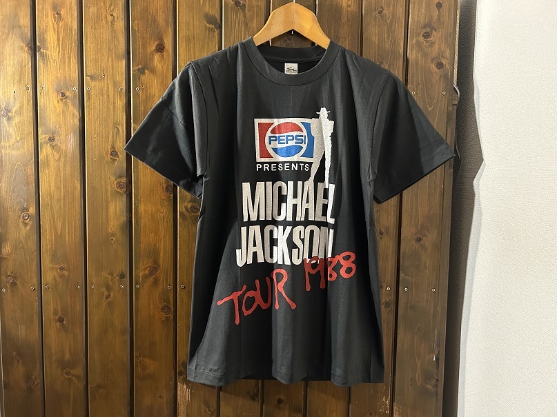 訳有新品●マイケルジャクソン　BAD 1988 TOUR　ビンテージスタイル　Tシャツ●キングオブポップ/バッド/MJ