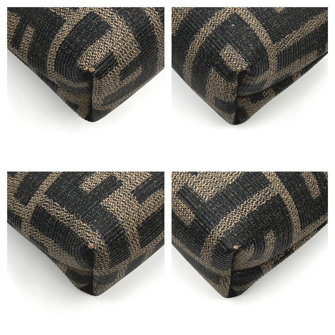 FENDI Fendi сумка бардачок Zucca Logo металлические принадлежности PVC