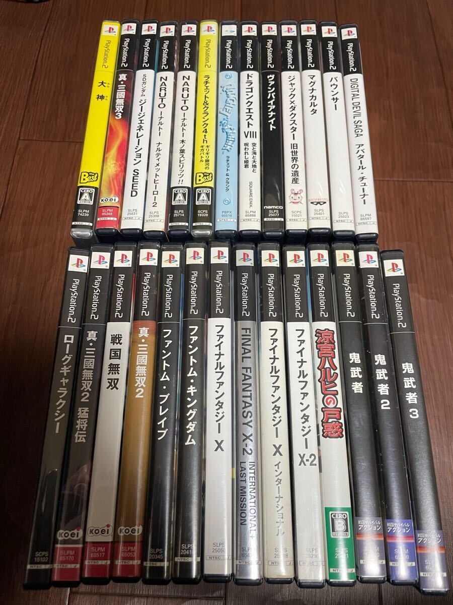 PS2 ゲームソフト まとめ セット 27本 プレステ2 アクション RPG シューティング