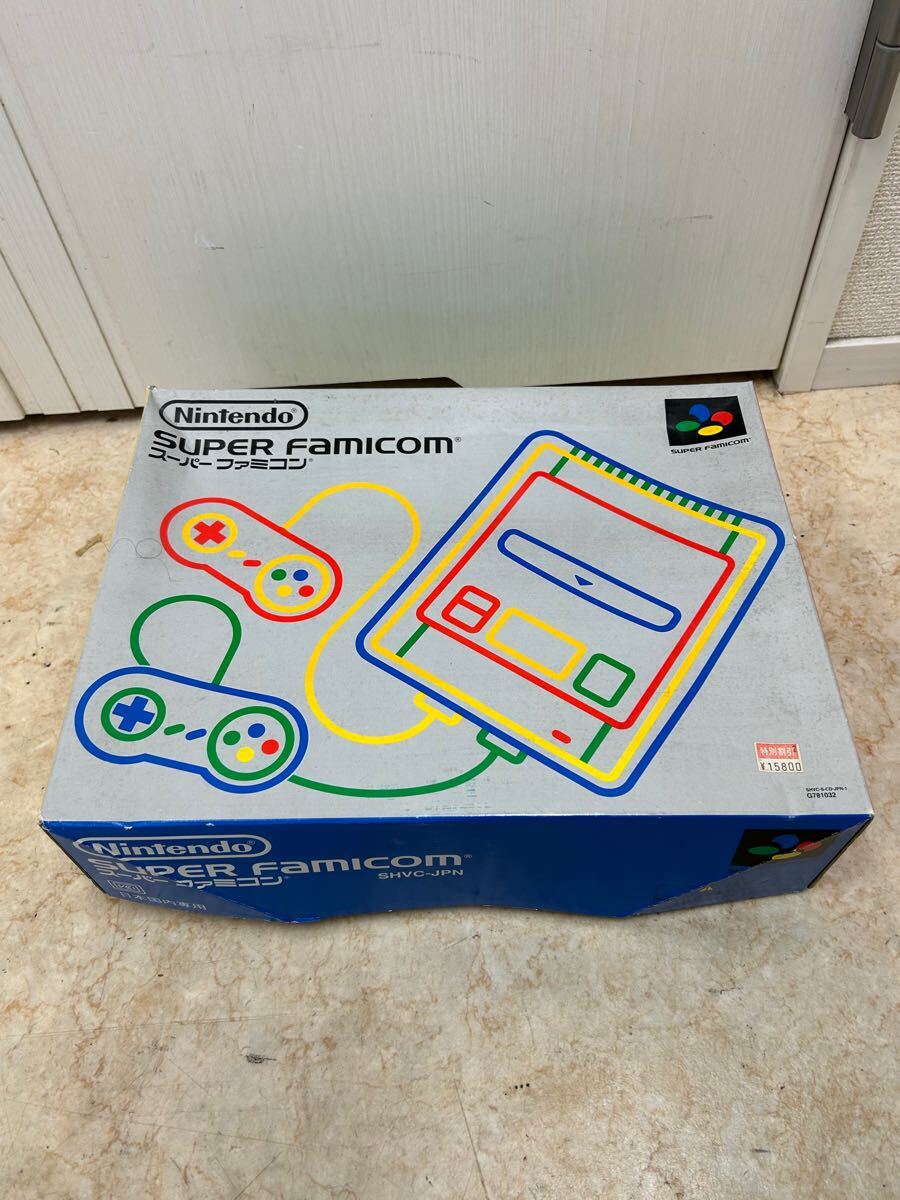 YT1129 NINTENDO/任天堂 ニンテンドー スーパーファミコン 本体 SHVC-001 スーファミ ヨッシーのクッキーソフト付き 動作品