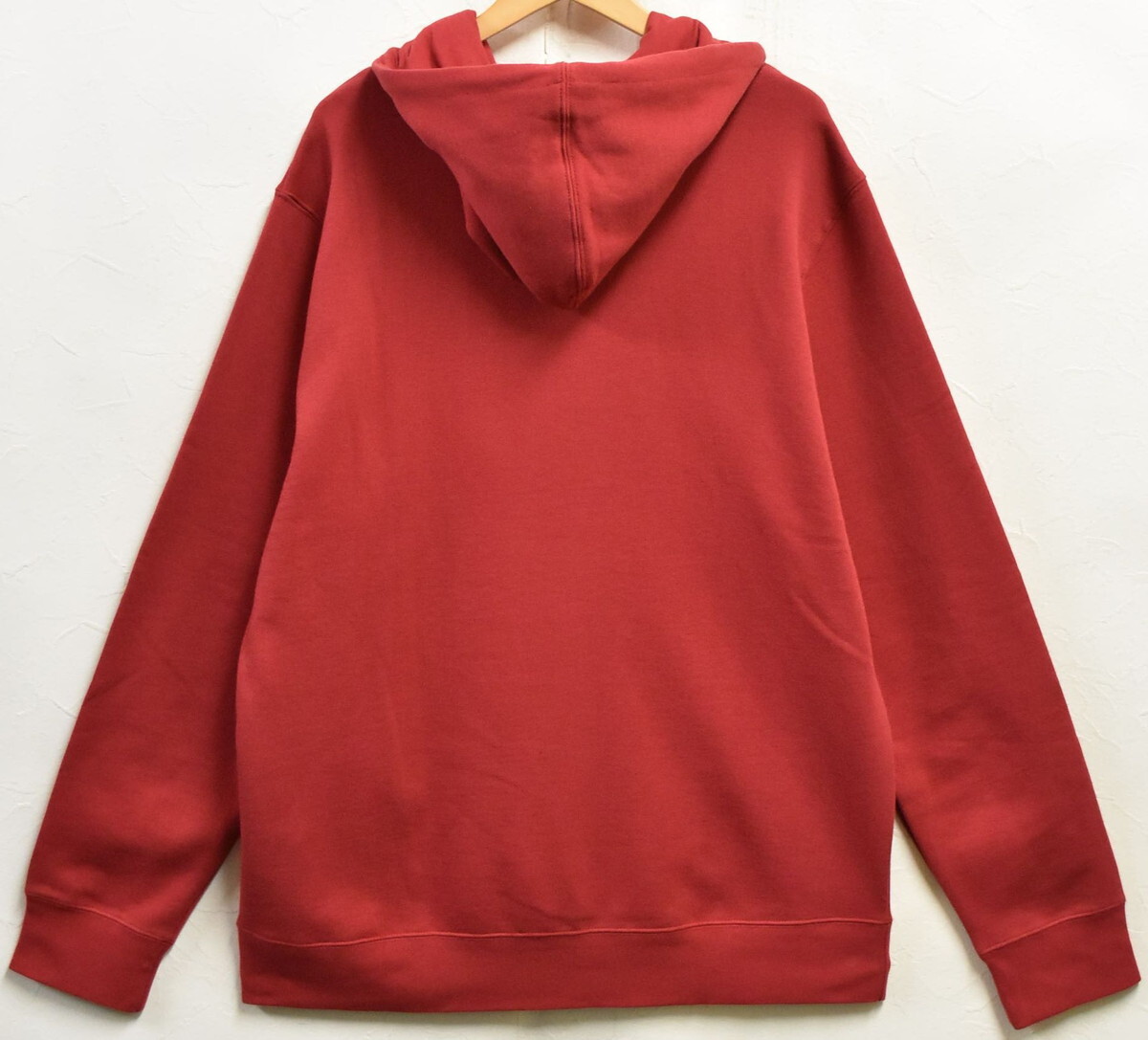 【未使用品】展示品 ビッグサイズ HUF ハフ 長袖 プルオーバースウェット パーカ フーディー レッド メンズXL 新品(43775_画像2