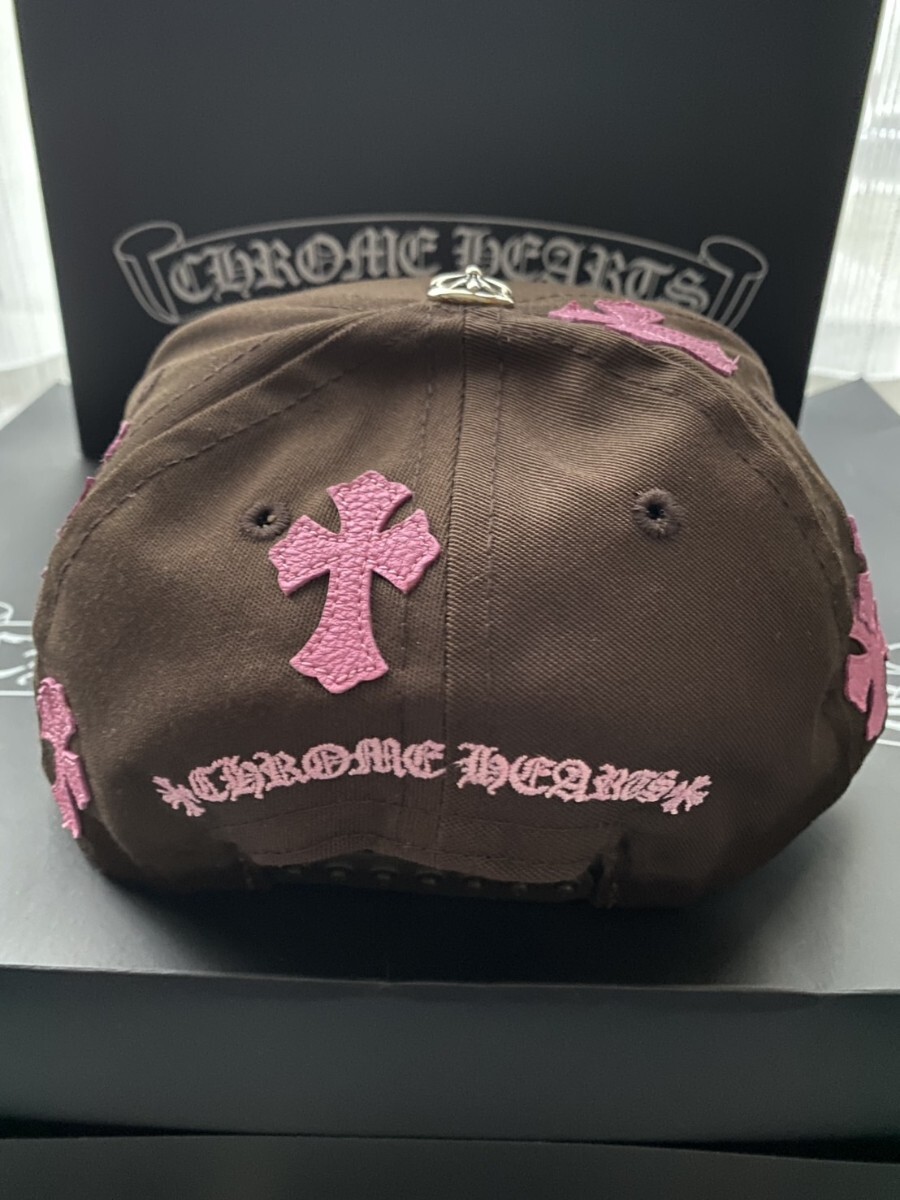 正規品 クロムハーツ CH キャップ クロス レザーパッチ 新色 正規品 クロムハーツ CH キャップ クロス レザーパッチ 新色