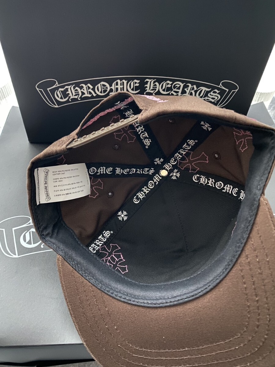 正規品 クロムハーツ CH キャップ クロス レザーパッチ 新色 正規品 クロムハーツ CH キャップ クロス レザーパッチ 新色