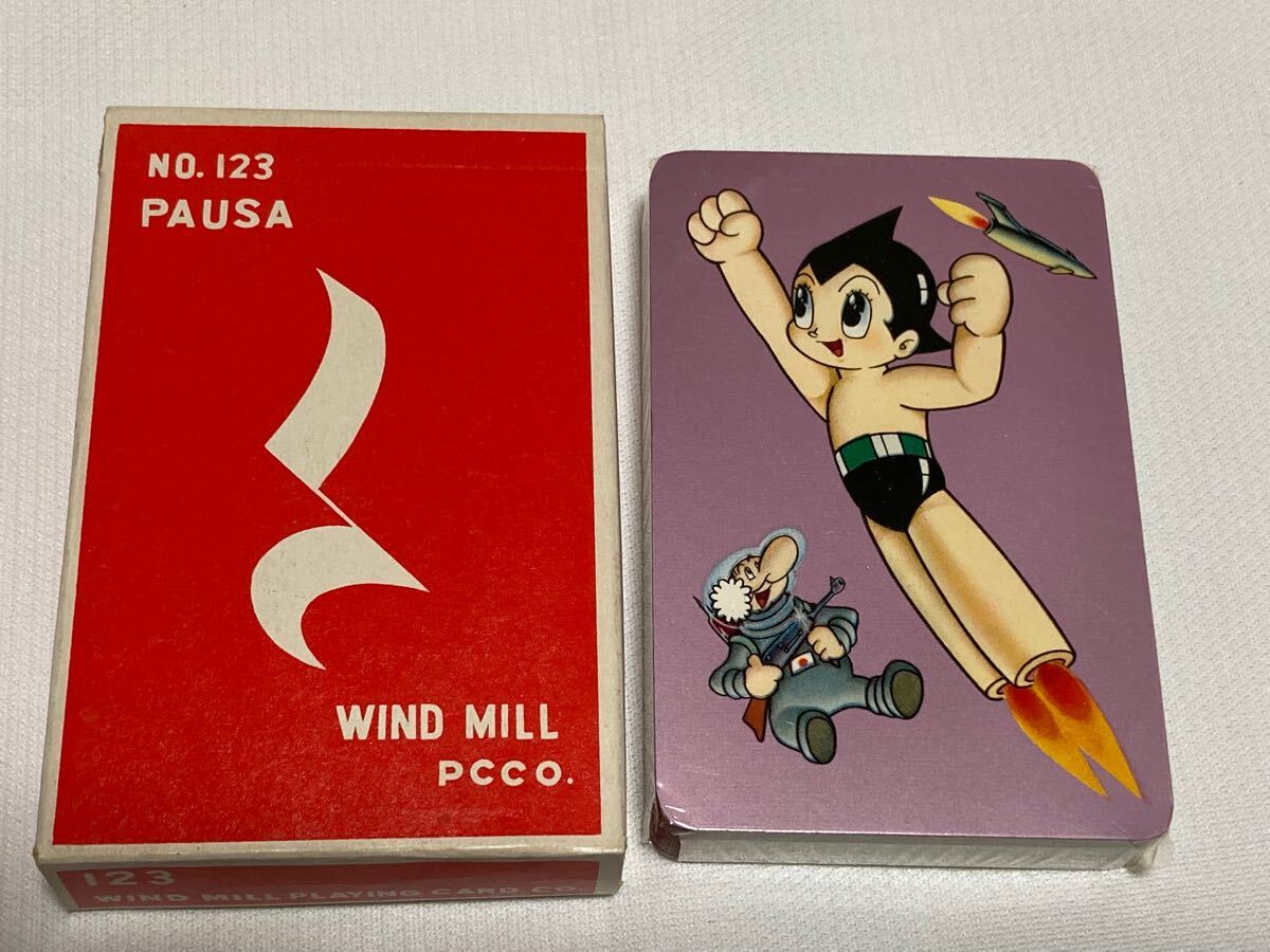 当時物　小出信宏社　WIND MILL トランプ 鉄腕アトム　レトロ　未使用
