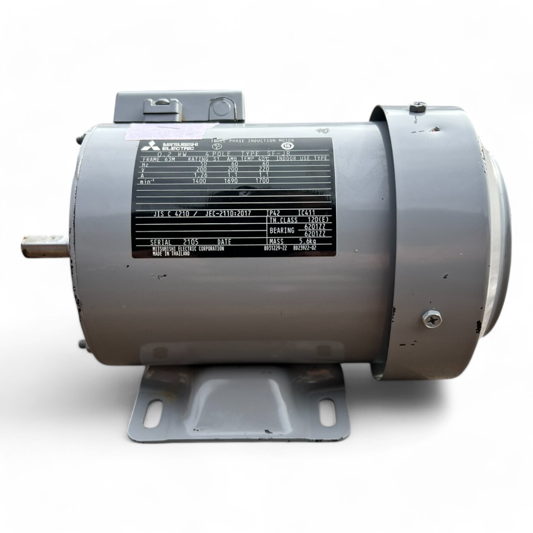 Mitsubishi Electric 三菱電機 三相誘導モーター 0.2kW 4極 SF-JR型_画像6