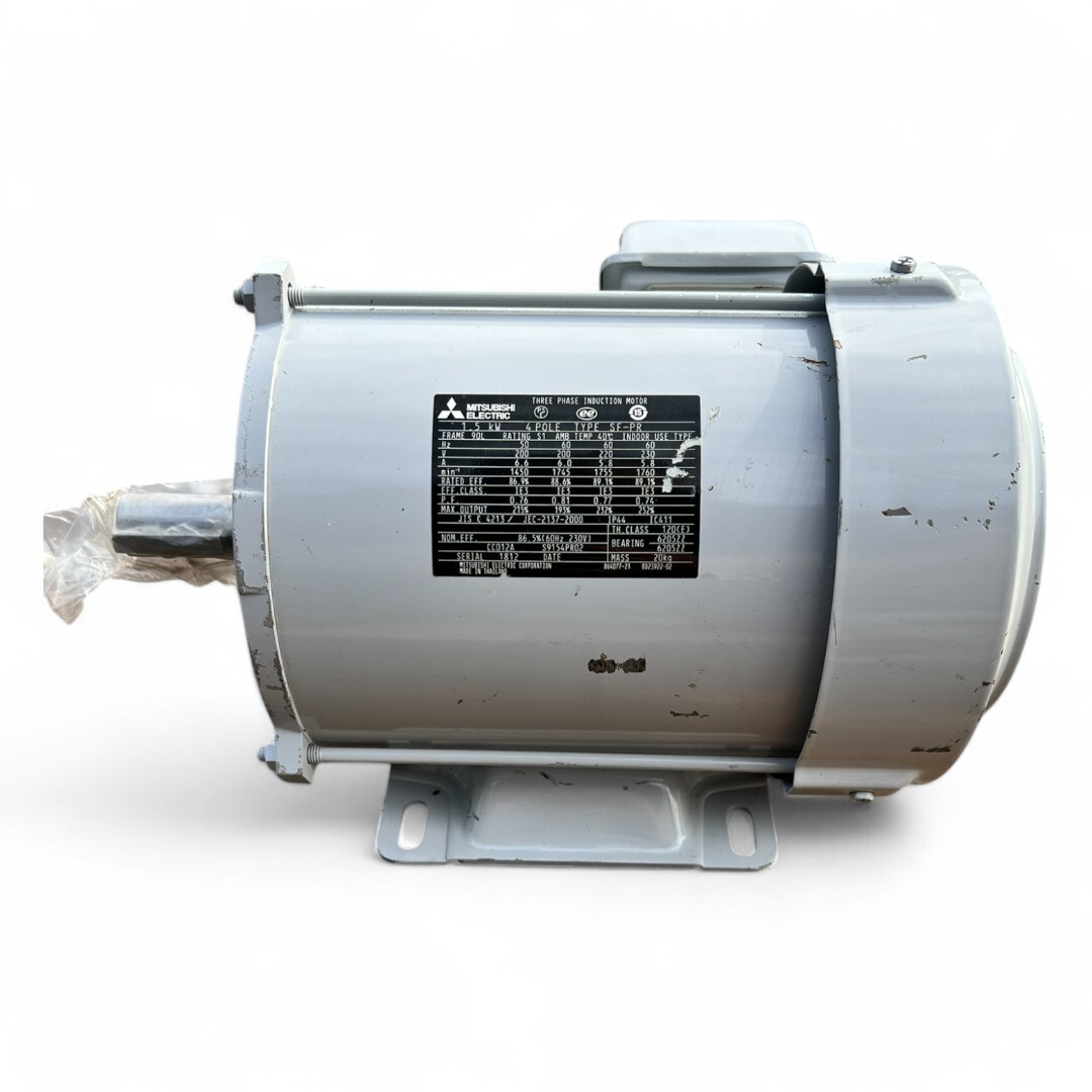Mitsubishi Electric 三菱電機 三相誘導モーター 1.5kW 4極 SF-PR型