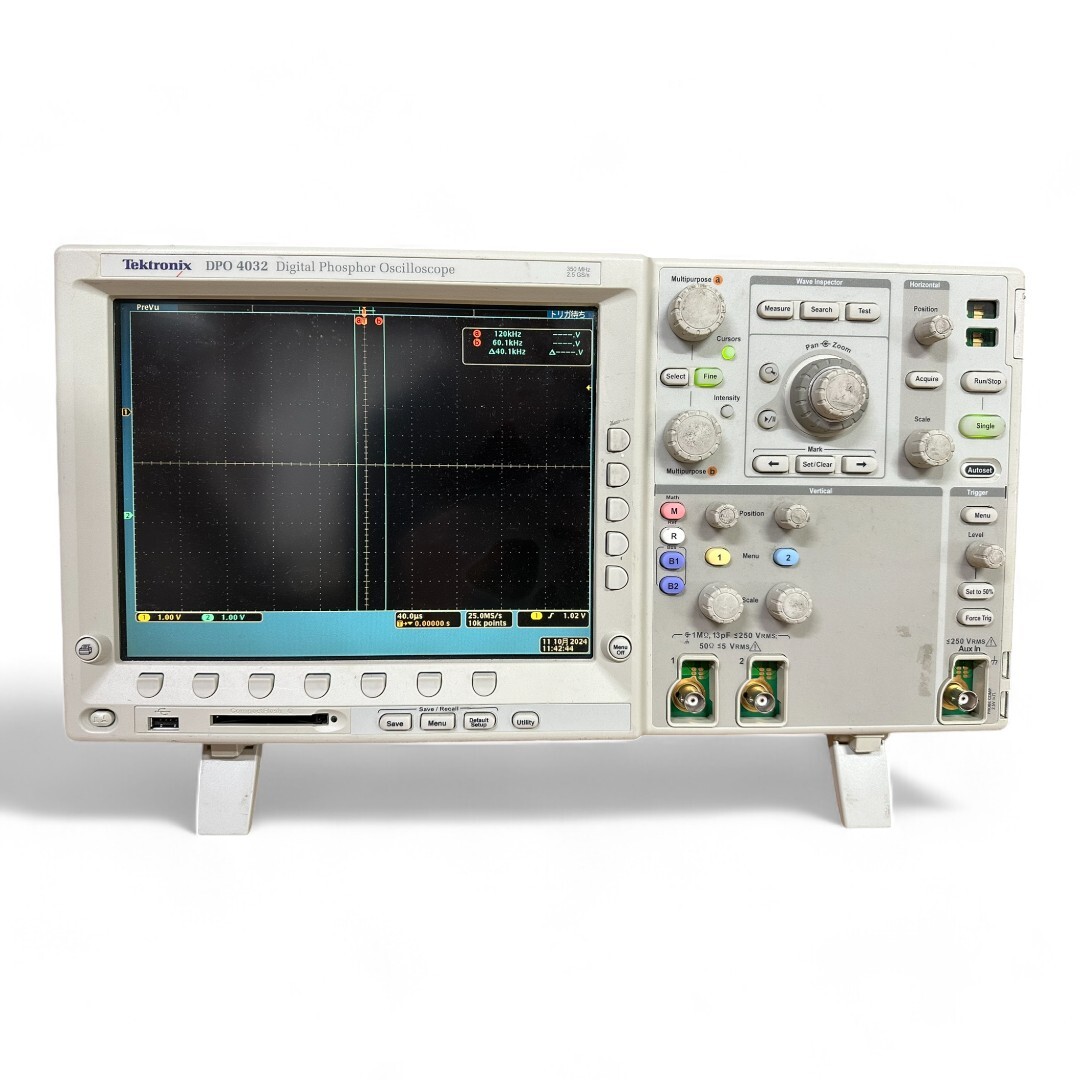 Tektronix DPO4032 デジタル フォスファ オシロスコープ 350MHz Digital Phosphor Oscilloscope 2.5GS/s 通電確認済み