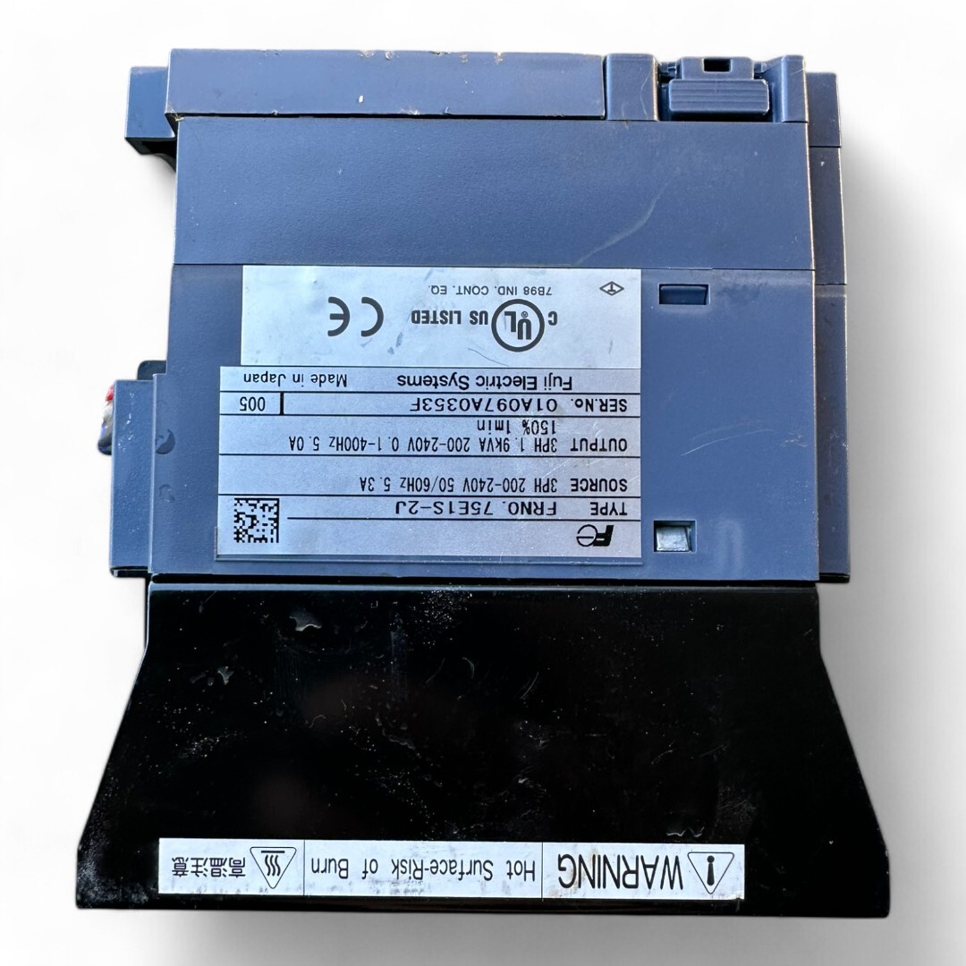 富士電機 FRN0.75E1S-2J インバータ / Fuji Electric Inverter FRN0.75E1S-2J_画像5