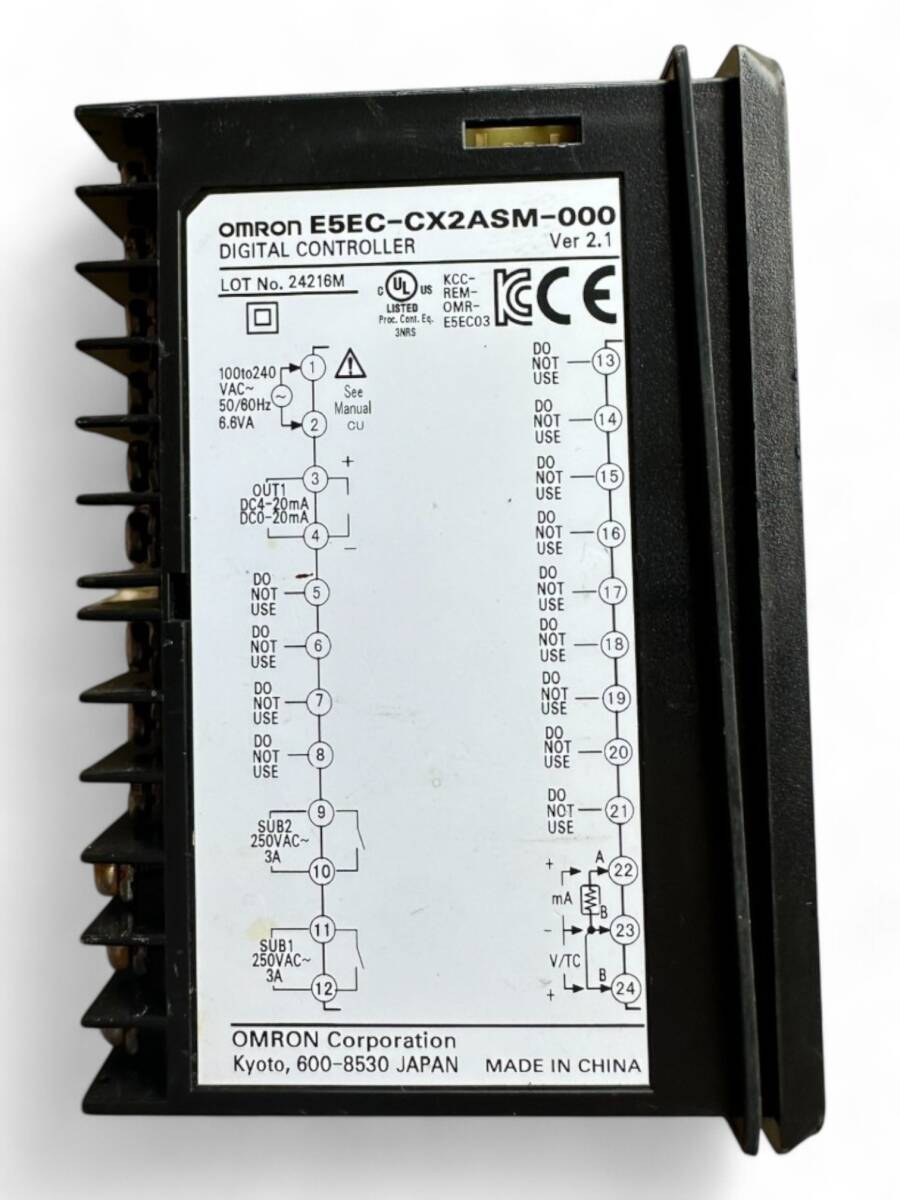 OMRON オムロン デジタルコントローラー E5EC-CX2ASM-000_画像2
