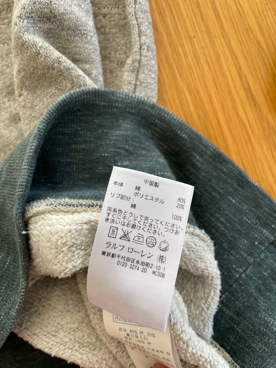 RRL スウェット 両Vスウェット グレー トレーナー シンプル RRL スウェット 両Vスウェット グレー トレーナー シンプル