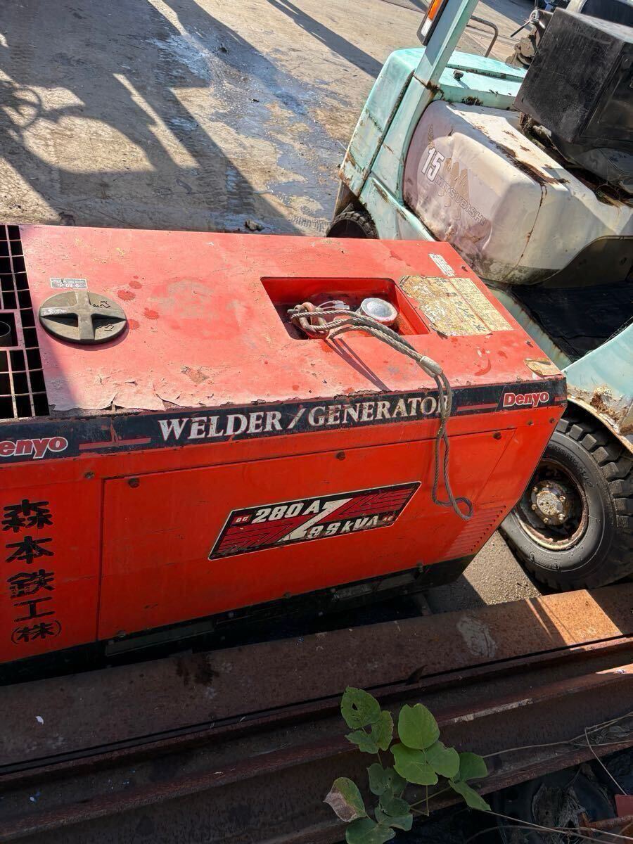 Denyo デンヨー BLW-280SS エンジン溶接機 発電機 ディーゼル Denyo デンヨー BLW-280SS エンジン溶接機 発電機 ディーゼル