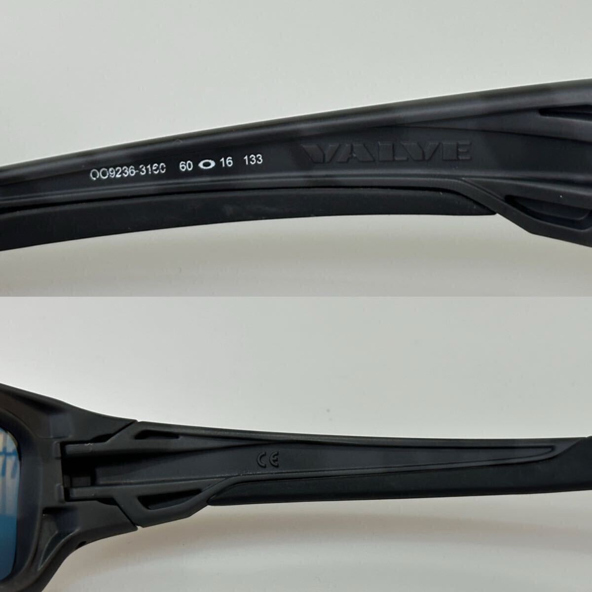 極美品!!OAKLEY 0OO9236 Valve バルブ マットブラック迷彩 ルビーイリジウム オークリー サングラス　USA制