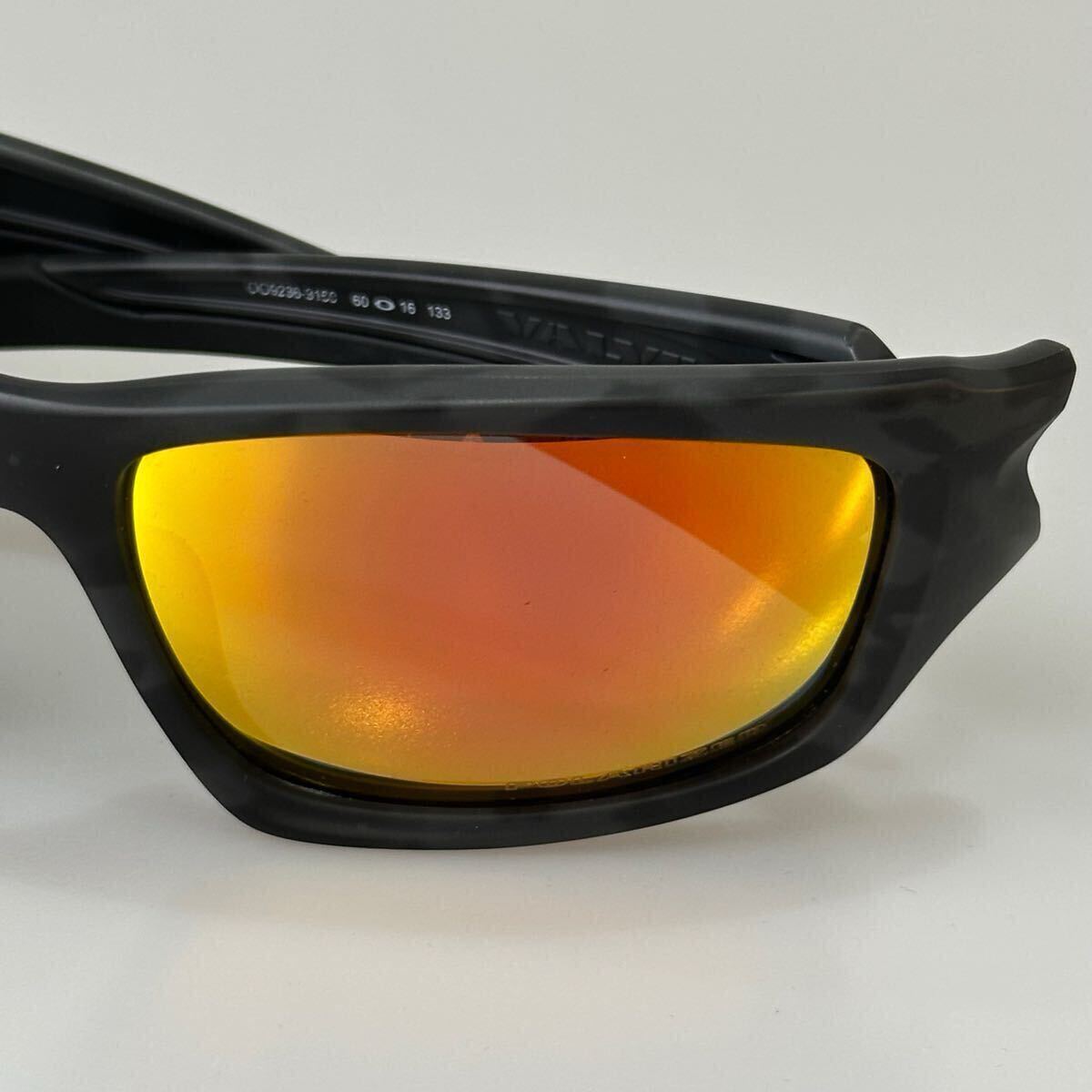 極美品!!OAKLEY 0OO9236 Valve バルブ マットブラック迷彩 ルビーイリジウム オークリー サングラス　USA制