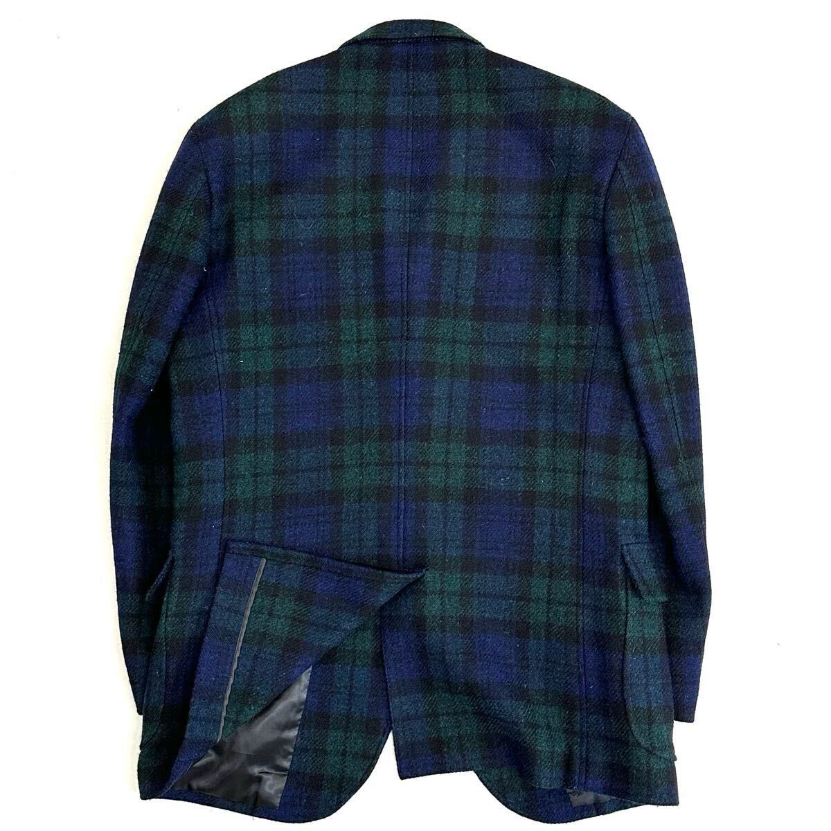 美品!VAN JAC Harris tweed 英国調 3B テーラード ジャケット 美品!VAN JAC Harris tweed 英国調 3B テーラード ジャケット